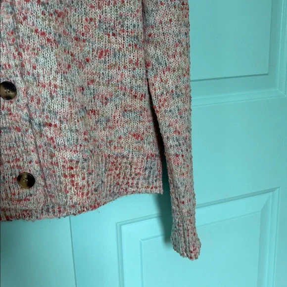 Fat Face Collared Textured Button-front Cardigan - Picture 3 of 4